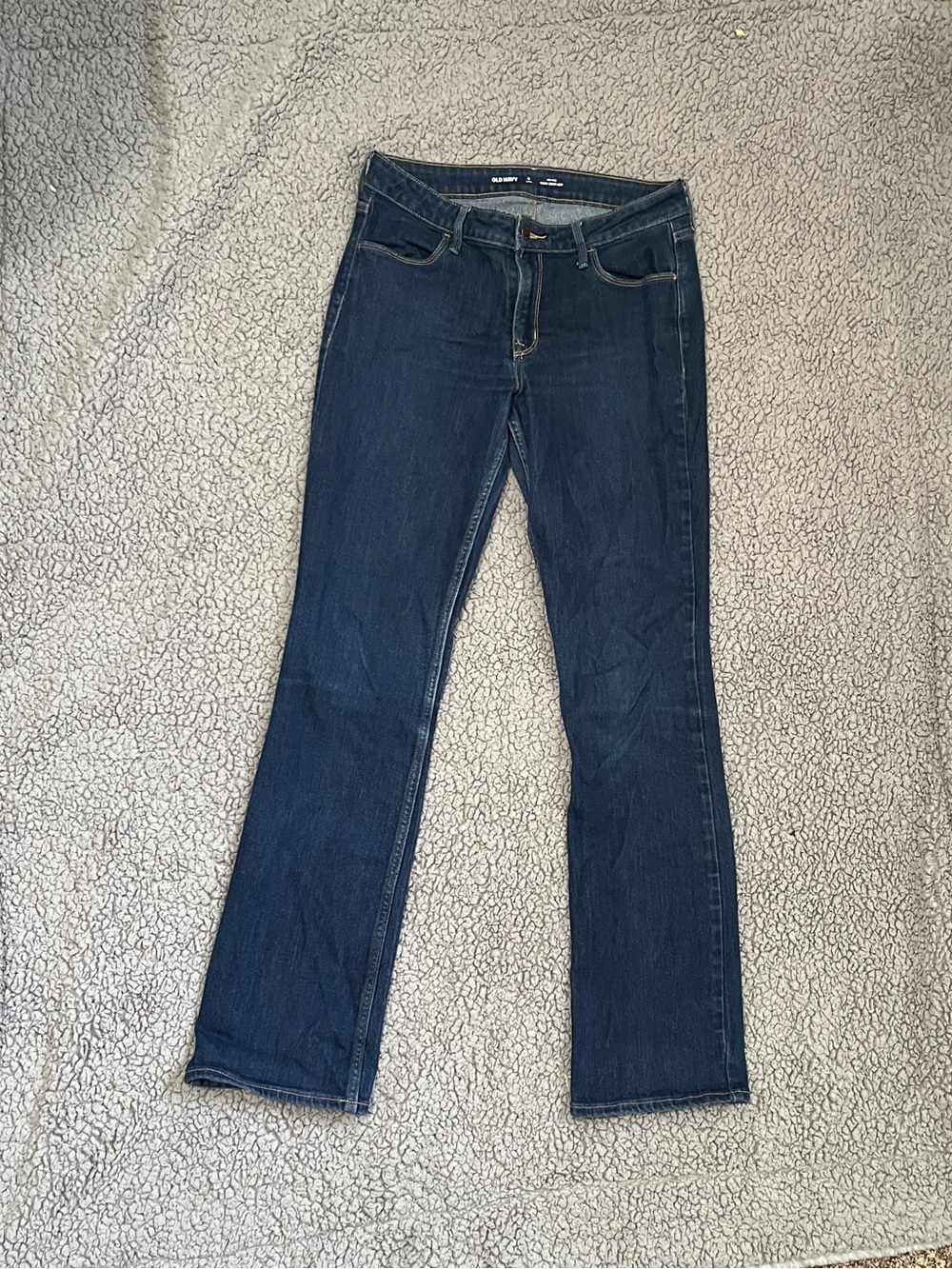 Old Navy Dark Wash Bootcut Jeans size 8 long